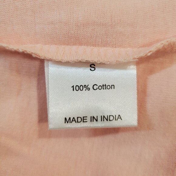 Risen Luke 24:6 Pink T-Shirt Women's Small 100% Cotton - Picture 9 of 10